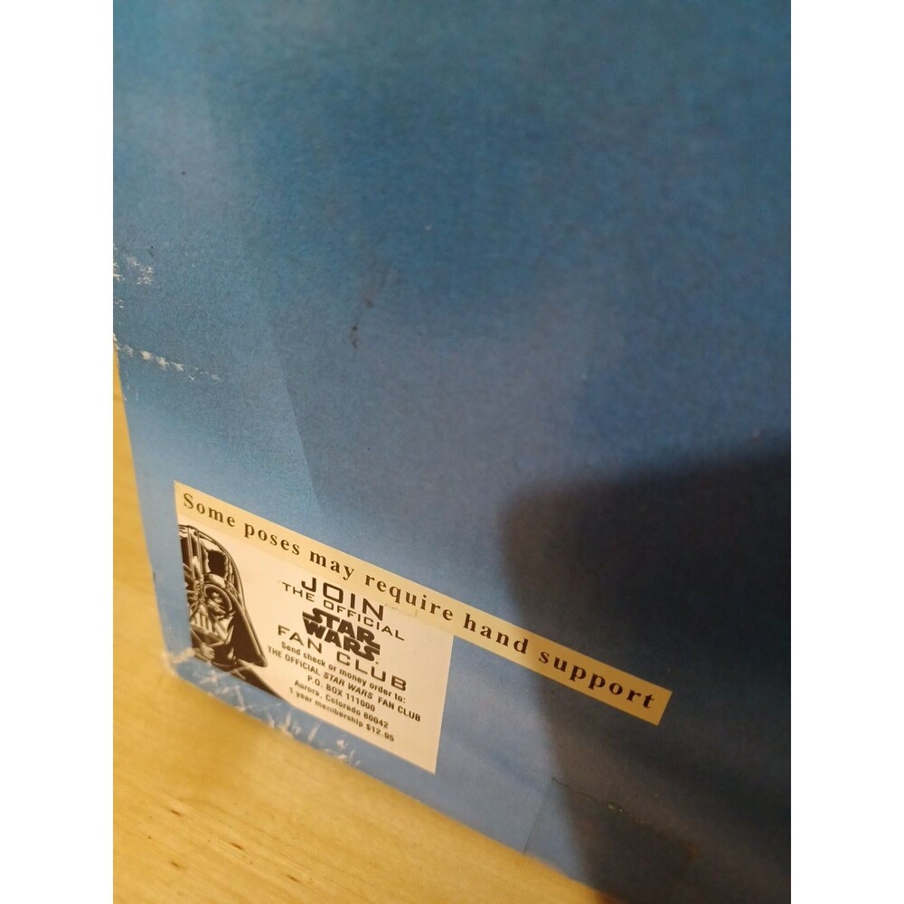 NEW DAMAGED BOX Star Wars Action Figure Han Solo Tauntaun 12" Kenner Collector E - Picture 11 of 12